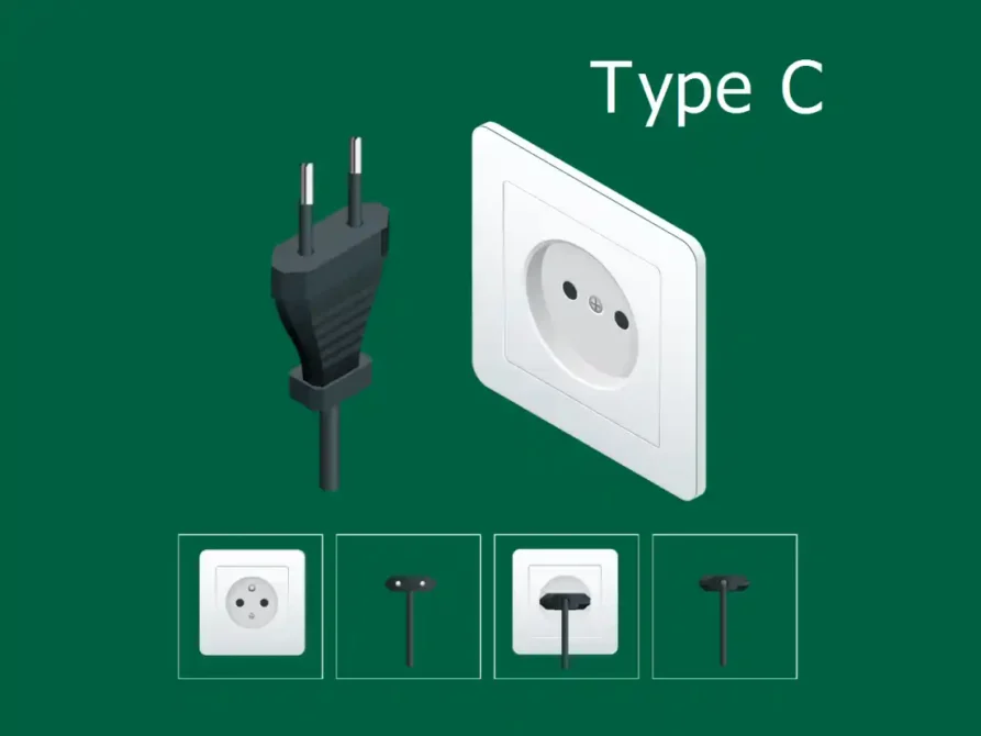 Tourist Information: Type C (Europlug – CEE 7/16)