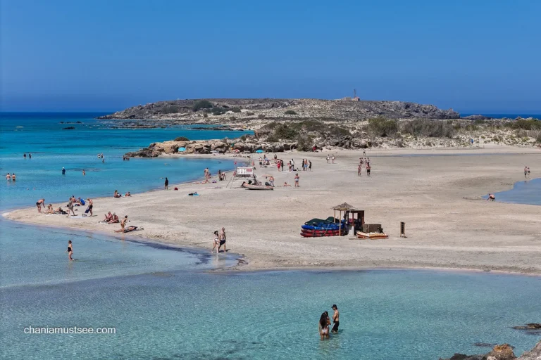 The famous elafonisi beach