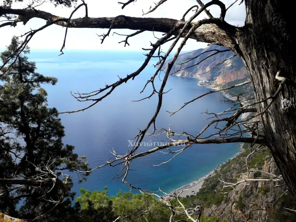 The scene at the end of Kako Poros